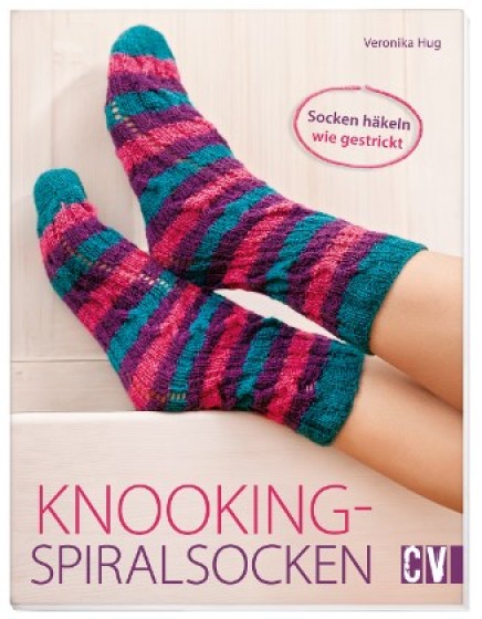 knooking Spiralsocken